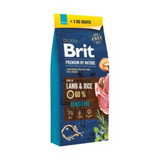 Brit BRIT PREMIUM BY NATURE SENSITIVE LAMB 15kg+3kg