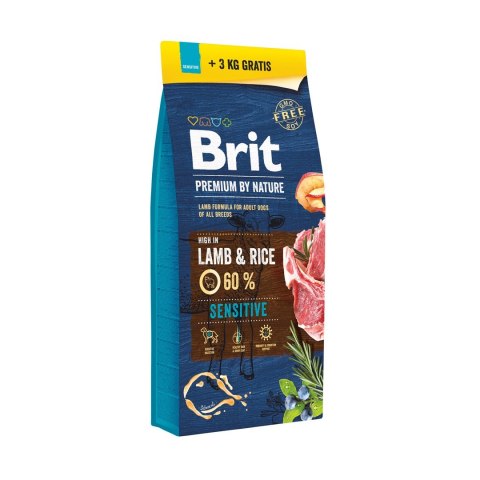 Brit BRIT PREMIUM BY NATURE SENSITIVE LAMB 15kg+3kg