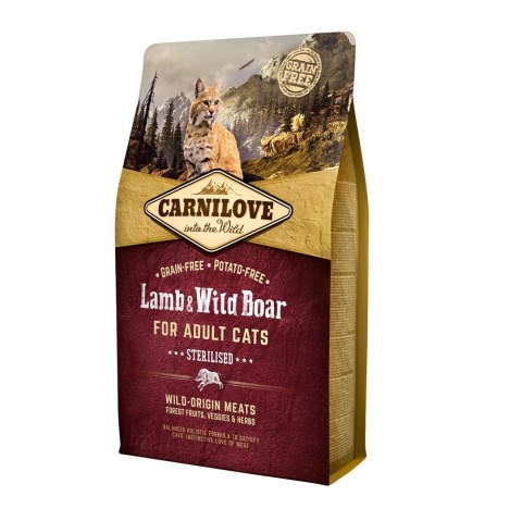 CARNILOVE CARNILOVE CAT LAMB&WILD BOAR STERILISED 2kg
