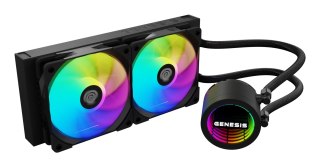 GENESIS GENESIS CHŁODZENIE WODNE HYDRIA 240 ARGB CZARNE