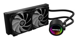 GENESIS GENESIS CHŁODZENIE WODNE HYDRIA 240 ARGB CZARNE