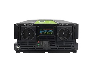 Green Cell GREEN CELL PRZETWORNICA LCD 12V/230V 2000W/4000W CZYSTY SINUS INVGC12P2000LCD