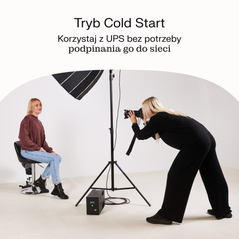 Green Cell GREEN CELL UPS POWERPROOF 360W/650VA MODYFIKOWANA SINUSOIDA