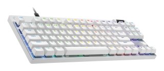 Logitech Klawiatura Logitech G PRO X TKL Rapid White