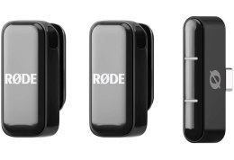 RODE RODE Wireless Micro - 2-kanałowy cyfrowy system bezprzewodowy (USB-C, Czarny)