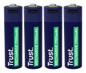Trust Baterie AA Trust USB-C RECHARGEABLE BATTERIES 4P
