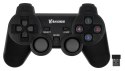 VAKOSS VAKOSS GAMEPAD BEZPRZEWODOWY USB Z FUNKCJĄ DUAL SHOCK, PC/PS3, TRYB CYFROWY I ANALOGOWY, GP-4705BK CZARNY
