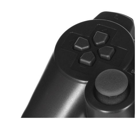 VAKOSS VAKOSS GAMEPAD BEZPRZEWODOWY USB Z FUNKCJĄ DUAL SHOCK, PC/PS3, TRYB CYFROWY I ANALOGOWY, GP-4705BK CZARNY