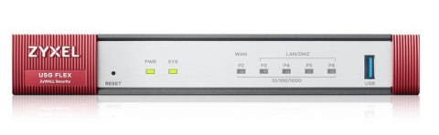ZyXEL Firewall Zyxel USGFLEX50HP Gold bundle (+ 1 YR Gold Security Pack) 5xWAN/LAN SPI Firewall: 2000 Mbps Max. IPSec VPN: 20 PoE