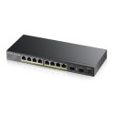 ZyXEL Switch Zyxel GS1100-10HP 10p PoE (PoE+: 8) 130W Unmanaged Gigabit