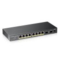 ZyXEL Switch Zyxel GS1100-10HP 10p PoE (PoE+: 8) 130W Unmanaged Gigabit