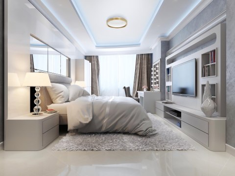 Activejet Nowoczesny plafon sufitowy LED Activejet MIA 23W