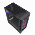 GEMBIRD GEMBIRD OBUDOWA FORNAX 900ARGB MIDI-TOWER (2X USB 3.1, 1X USB TYPE-C) 4X FAN, CZARNA