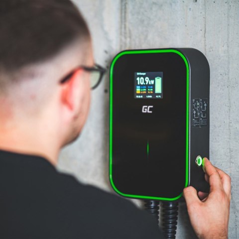 Green Cell Ładowarka wallbox Green Cell EV PowerBox 22kW z kablem