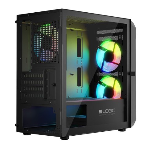 LOGIC LOGIC OBUDOWA PORTOS ARGB MINI USB 3.0 BLACK