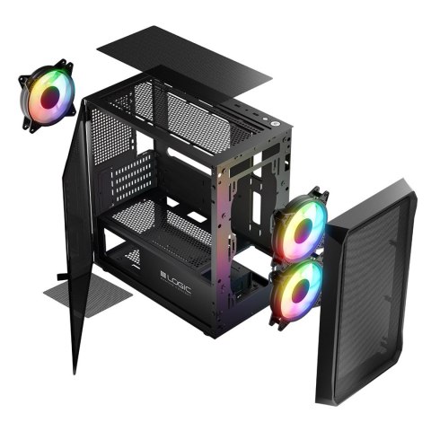 LOGIC LOGIC OBUDOWA PORTOS ARGB MINI USB 3.0 BLACK