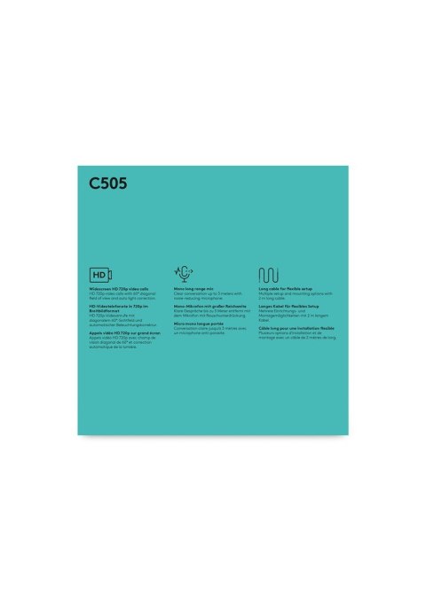 Logitech KAMERA LOGITECH C505 HD