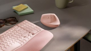 Logitech Mysz Logitech Lift Vertical Pink