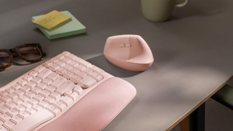Logitech Mysz Logitech Lift Vertical Pink