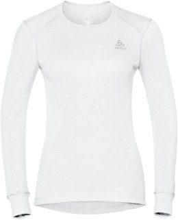 Odlo Koszulka damska Odlo BL TOP crew neck l/s ACTIVE WARM ECO roz. S Biała