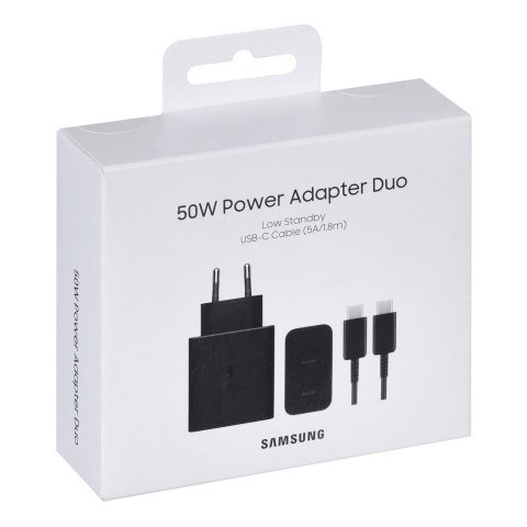 Samsung Samsung 50W Power Adapter Duo, Black