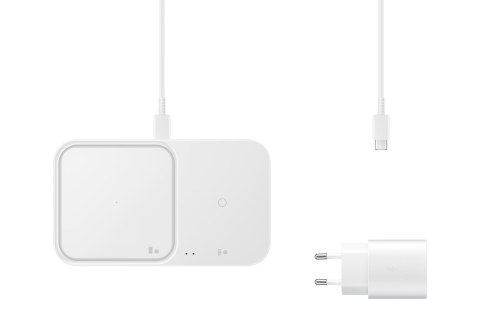 Samsung Samsung Wireless Charger Duo (with Travel Adapter), White