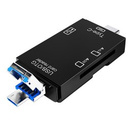 VAKOSS VAKOSS CZYTNIK KART 6W1 USB A/ MICRO USB/ USB C/ SD/ MICRO SD/ USB TC-R425X