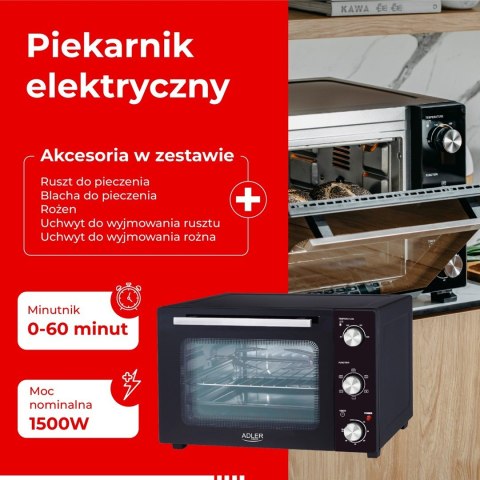 Piekarnik elektryczny ADLER AD 6026 Piekarnik elektryczny ADLER AD 6026