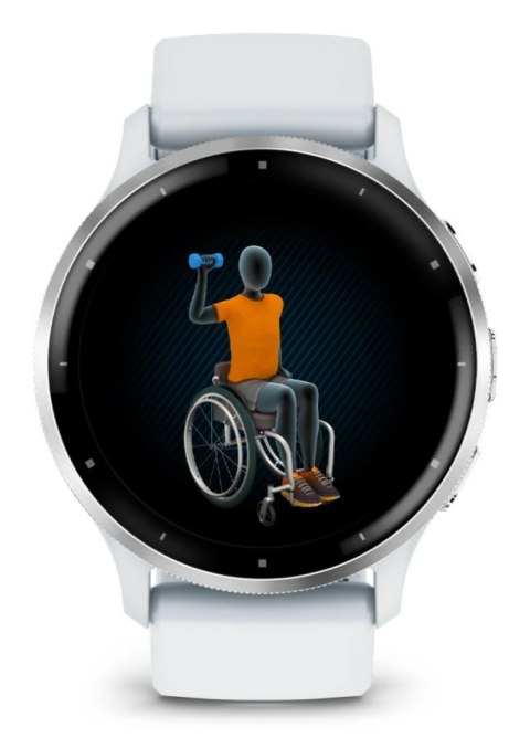 Garmin Zegarek sportowy Garmin Venu 3 AMOLED 45mm Biały