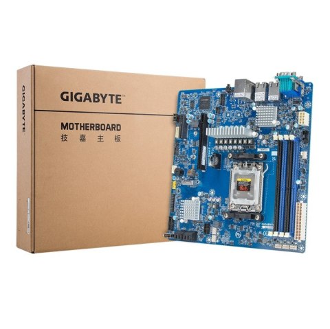 Gigabyte Płyta główna Gigabyte MC13-LE1 1x AM5 AMD Epyc 4004/Ryzen 7000 B650E (4xDIMM, 4x SATA, 1xM.2, 2x10Gbe, IPMI, mATX)