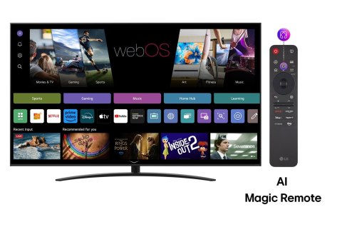 LG Telewizor LG NanoCell 86NANO81A3A 86'' 4K Ultra HD WebOS Dolby Digital DVB-T2 Czarny