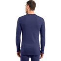 Odlo Bielizna termoaktywna z długim rękawem Odlo BL TOP crew neck l/s MERINO 260 roz. L Niebieska