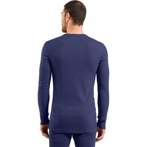 Odlo Bielizna termoaktywna z długim rękawem Odlo BL TOP crew neck l/s MERINO 260 roz. L Niebieska