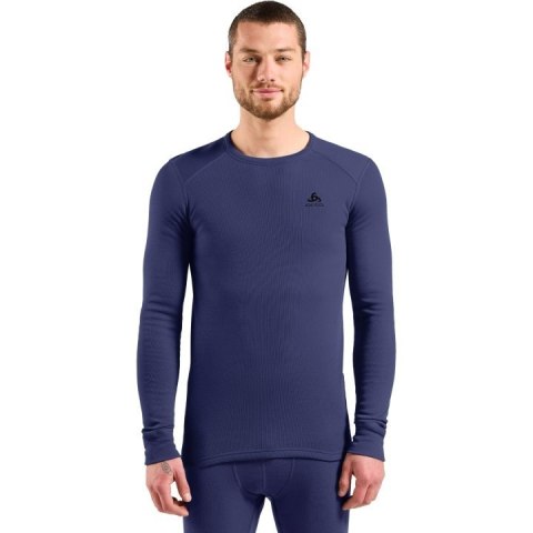 Odlo Bielizna termoaktywna z długim rękawem Odlo BL TOP crew neck l/s MERINO 260 roz. L Niebieska