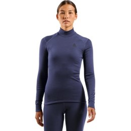 Odlo Bielizna termoaktywna z długim rękawem Odlo BL TOP turtle neck l/s ACTIVE WARM roz. M Niebieska