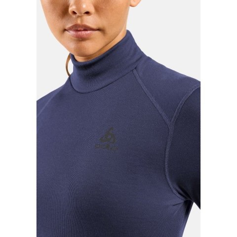 Odlo Bielizna termoaktywna z długim rękawem Odlo BL TOP turtle neck l/s ACTIVE WARM roz. M Niebieska