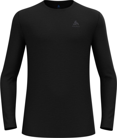 Odlo Koszulka męska ODLO Merino 160 BL Top Crew Neck l/s roz. L Czarna