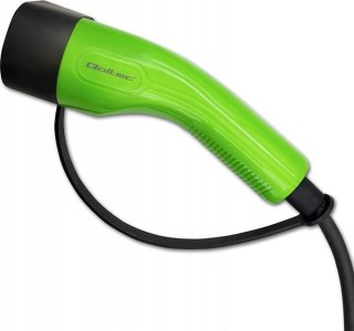 Qoltec Qoltec Mobilna ładowarka do samochodu elektrycznego EV z regulacją 2w1 Typ2 SCHUKO 3.5kW 230V LCD Przenośna Wallbox 5m