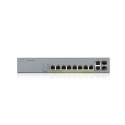 ZyXEL Switch Zyxel GS1350-12HP 12p PoE (PoE+: 8;) 130W Managed Gigabit