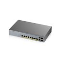 ZyXEL Switch Zyxel GS1350-12HP 12p PoE (PoE+: 8;) 130W Managed Gigabit