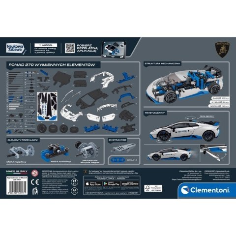 Clementoni Clementoni Naukowa Zabawa - Laboratorium mechaniki: Lamborghini Huracan Sto