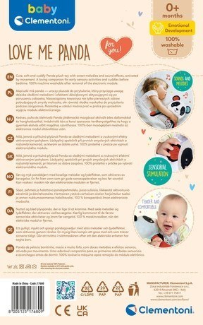 Clementoni Clementoni Przytulanka panda