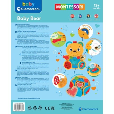 Clementoni Clementoni Zabawka edukacyjna EDU Miś Montessori