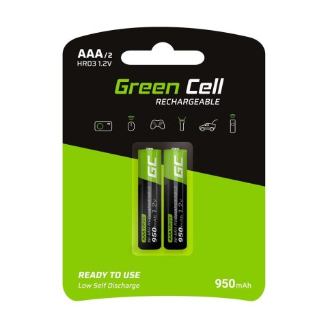 Green Cell GREEN CELL AKUMULATORKI PALUSZKI 2X AAA R3 950MAH