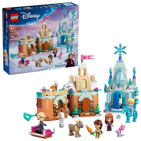 Lego LEGO Disney 43278 Miniaturowy zamek w Arendelle i lodowy pałac Elzy