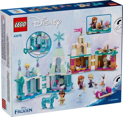Lego LEGO Disney 43278 Miniaturowy zamek w Arendelle i lodowy pałac Elzy