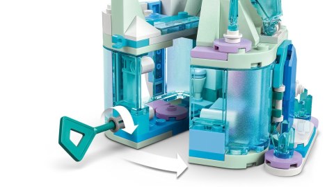 Lego LEGO Disney 43278 Miniaturowy zamek w Arendelle i lodowy pałac Elzy