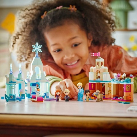 Lego LEGO Disney 43278 Miniaturowy zamek w Arendelle i lodowy pałac Elzy