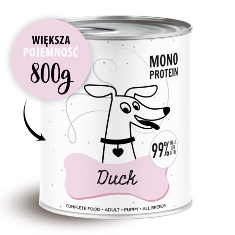 PAKA ZWIERZAKA Paka Zwierzaka Pepe Duck 99% kaczka 800g