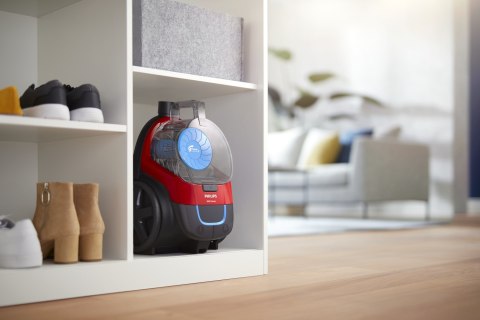 Philips Odkurzacz bezworkowy Philips FC9330/09 (650W; kolor czarny, kolor czerwony)